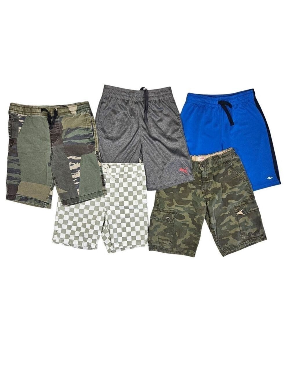 Boys Size 10/12 Shorts Lot | Zoo York, Puma, Levi’s, West 49, Sportek | 5 Pairs